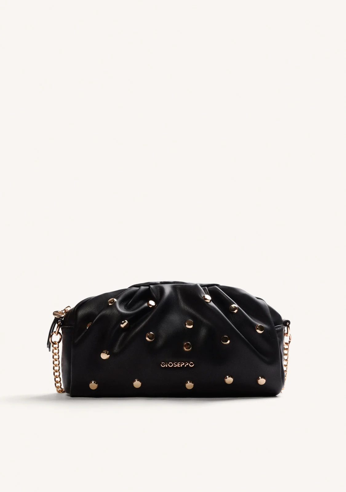 Bolso bandolera negro con tachas Gioseppo 80647