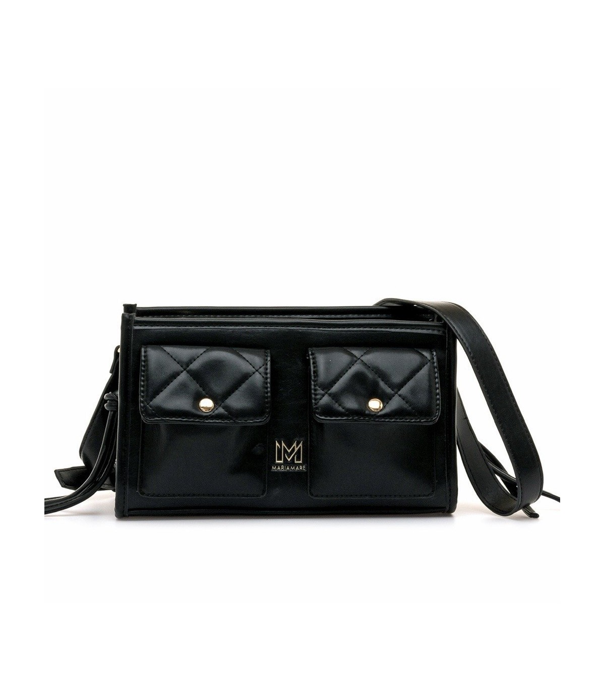 Bolso negro con bolsillos Mariamare Praid
