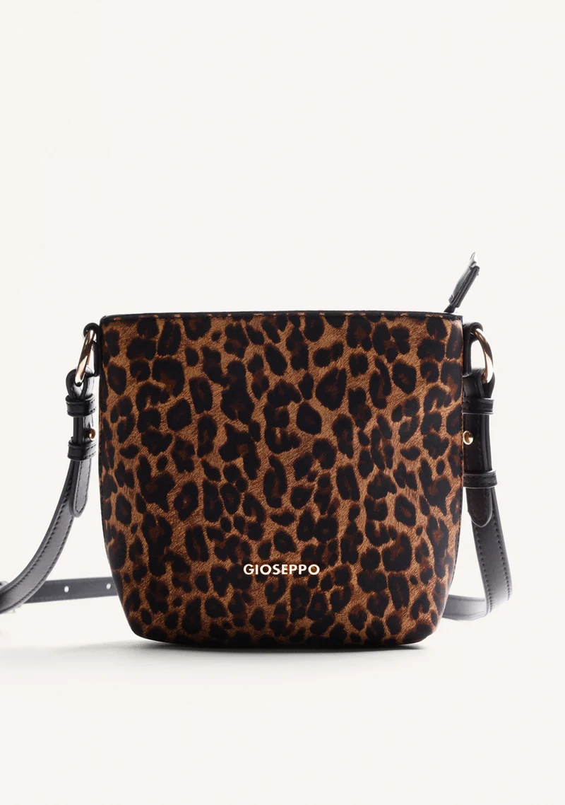 Bolso bucket leopardo Gioseppo 80651