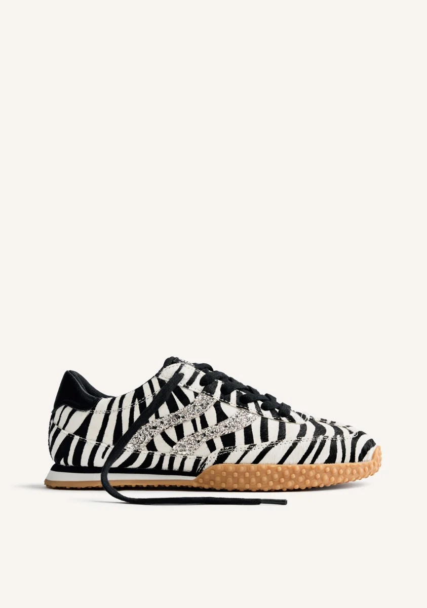 Zapatillas estampado cebra Gioseppo 77010