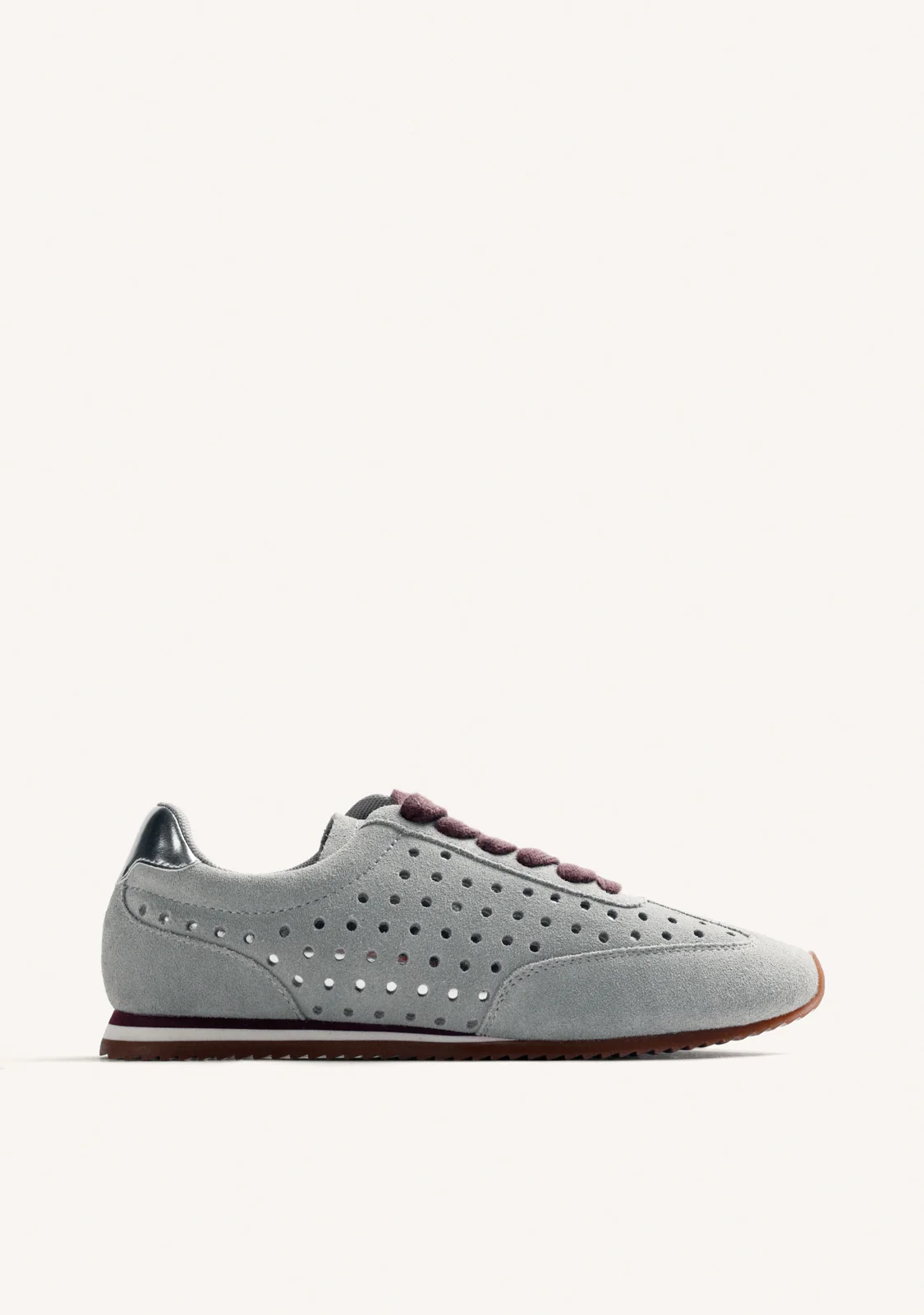 Zapatillas grises metalizadas Gioseppo 80260