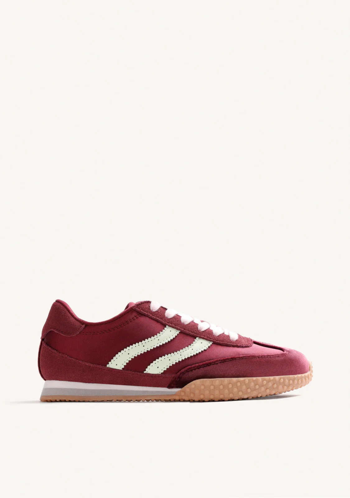 Zapatillas burdeos satinadas Gioseppo 80668