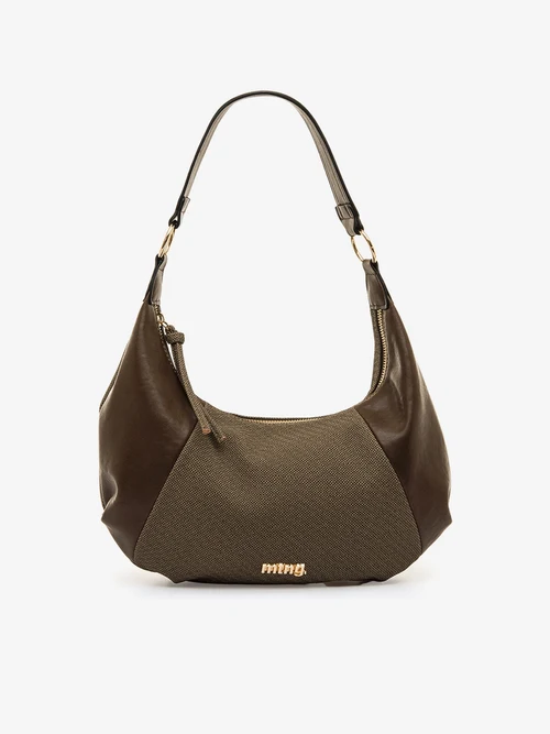 Bolso hobo marrón tejido Mustang Canoe