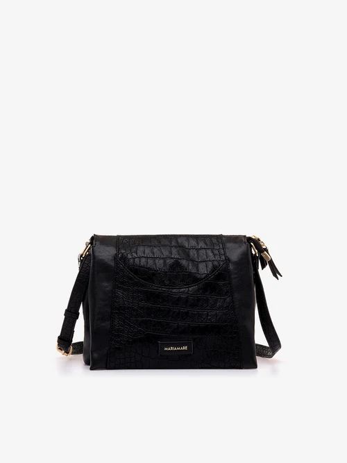 Bolso bandolera negro coco Mariamare Corte