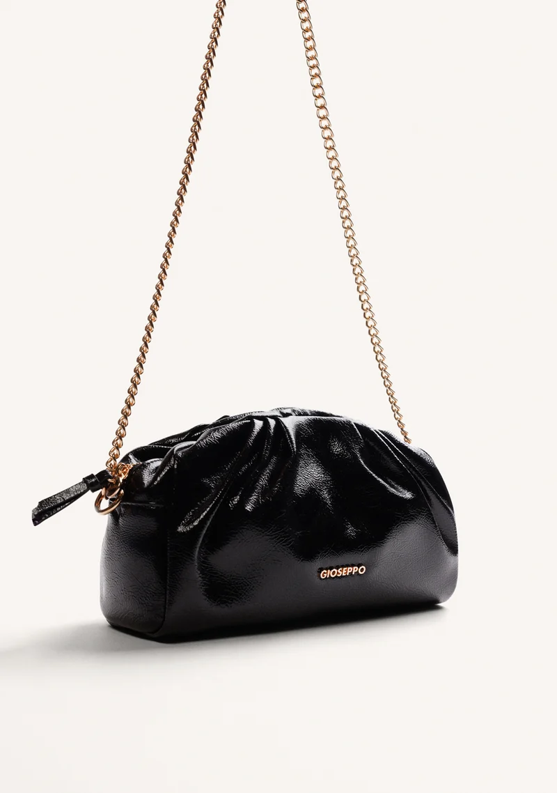 2 Bolso bandolera negro charol Gioseppo 80646