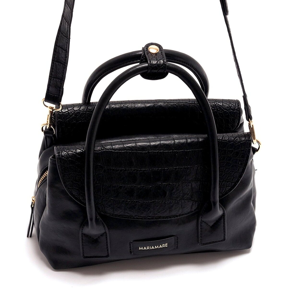 2 Bolso tote negro coco Mariamare Chamo