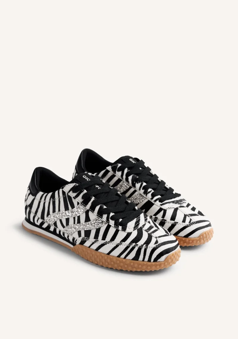 Zapatillas estampado cebra Gioseppo 77010