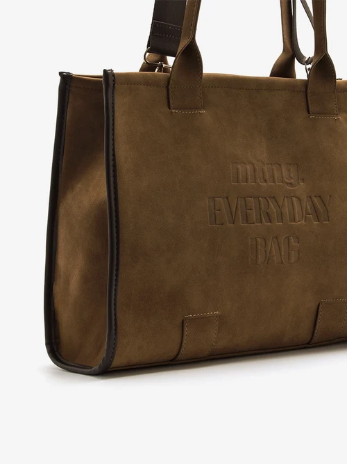 2 Bolso tote taupe Mustang Pery