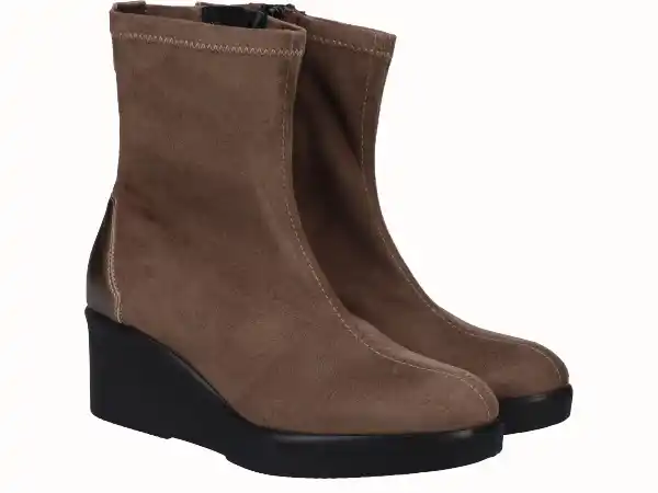 Botín de cuña taupe D'Chicas 5355