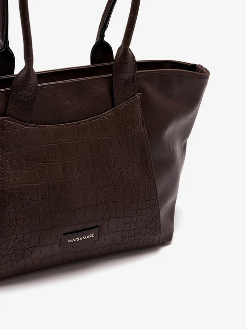2 Bolso shopper marrón Mariamare Ceret