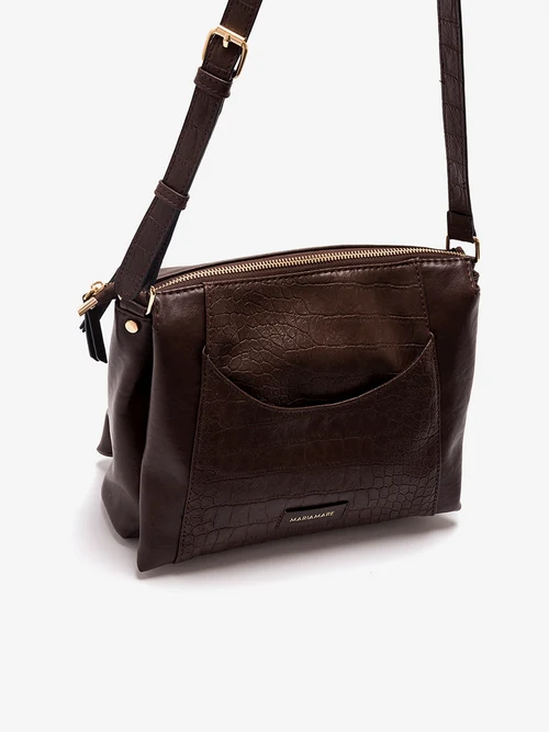 Bolso bandolera marrón coco Mariamare Corte