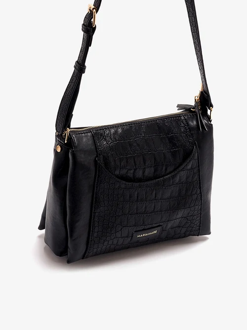 2 Bolso bandolera negro coco Mariamare Corte