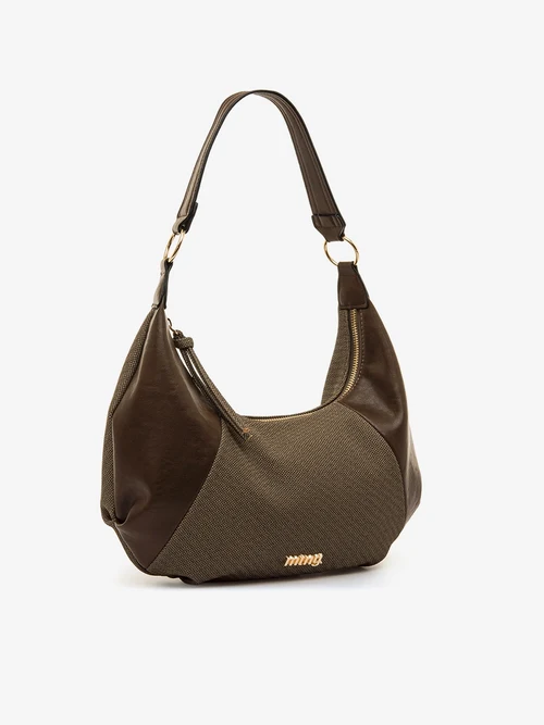 3 Bolso hobo marrón tejido Mustang Canoe