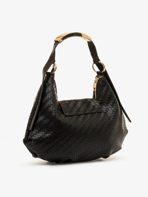 3 Bolso hombro marrón trenzado Mariamare Moena