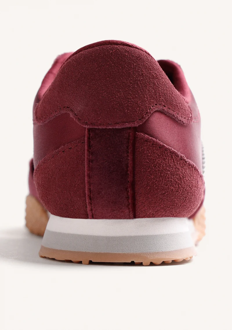 Zapatillas burdeos satinadas Gioseppo 80668