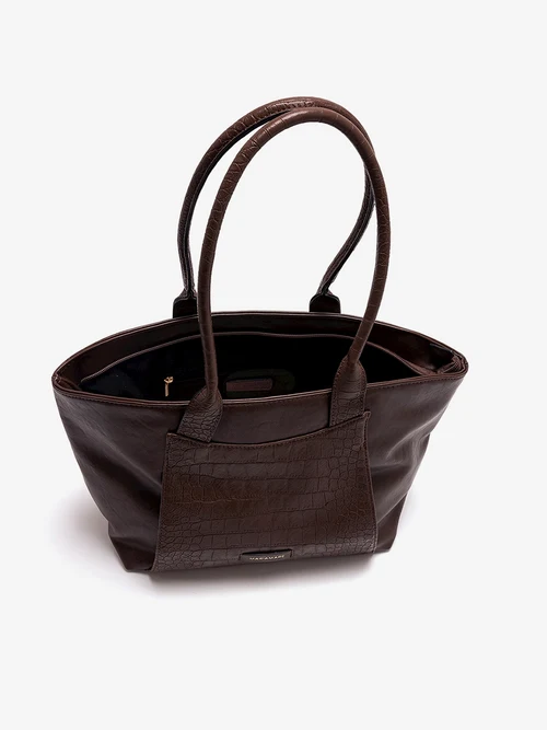 Bolso shopper marrón Mariamare Ceret