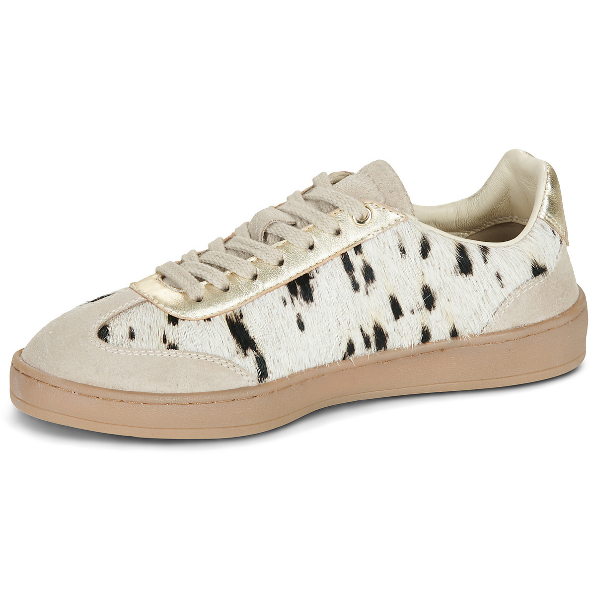 Zapatillas beige estampado vaca Gioseppo 80298
