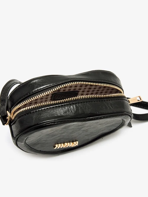 Bolso corazón negro Mustang Harty