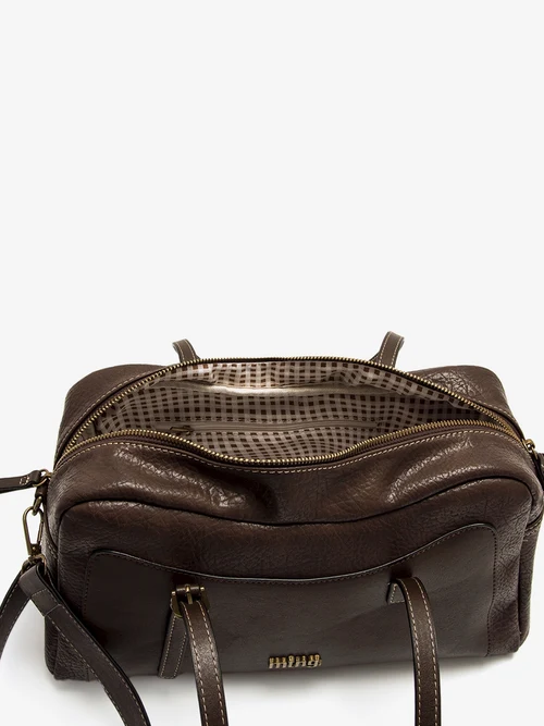 Bolso bowling marrón Mustang Edesa